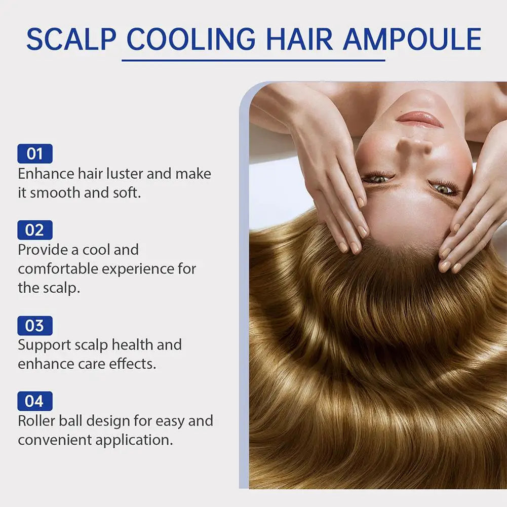 25Ml Rosemary Hair Growth Roller Essence Reduce Hair Breakage Bifurcate Increase Hair Density Nourish Strengthen Toughen